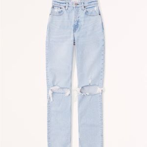 Abercrombie & Fitch The ‘90s Straight Ultra High Rise Jeans